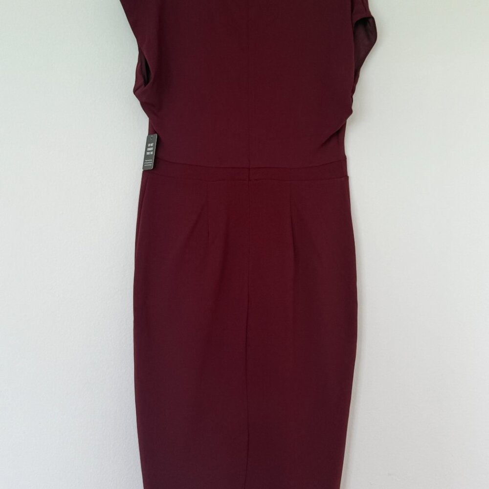 EXPRESS burgundy cocktail/work dress